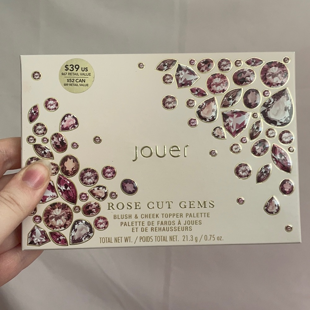 Jouer Rose Cut Gem Blush and Highlighter Palette